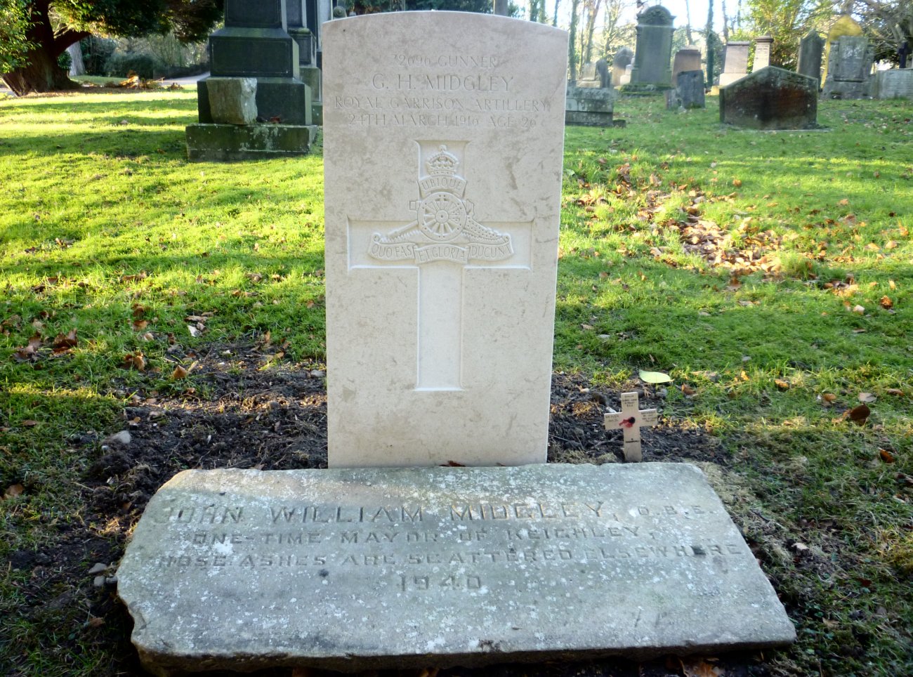 Gilbert Hardy MIDGLEY Soldier Record Craven's Part in The Great War